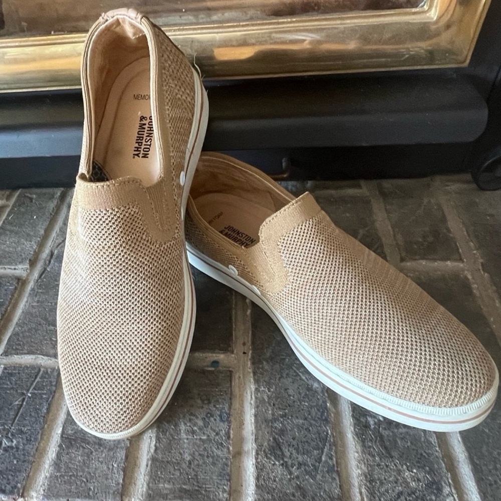 Johnston & Murphy Trenton Knit Slip On shoes